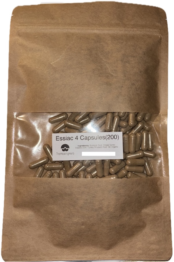 Essiac 4 Herb Tea CAPSULES - Organic and Vegetarian - Image 2